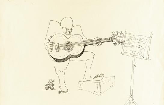 Dibujos y poemas de Lennon se disparan en subasta