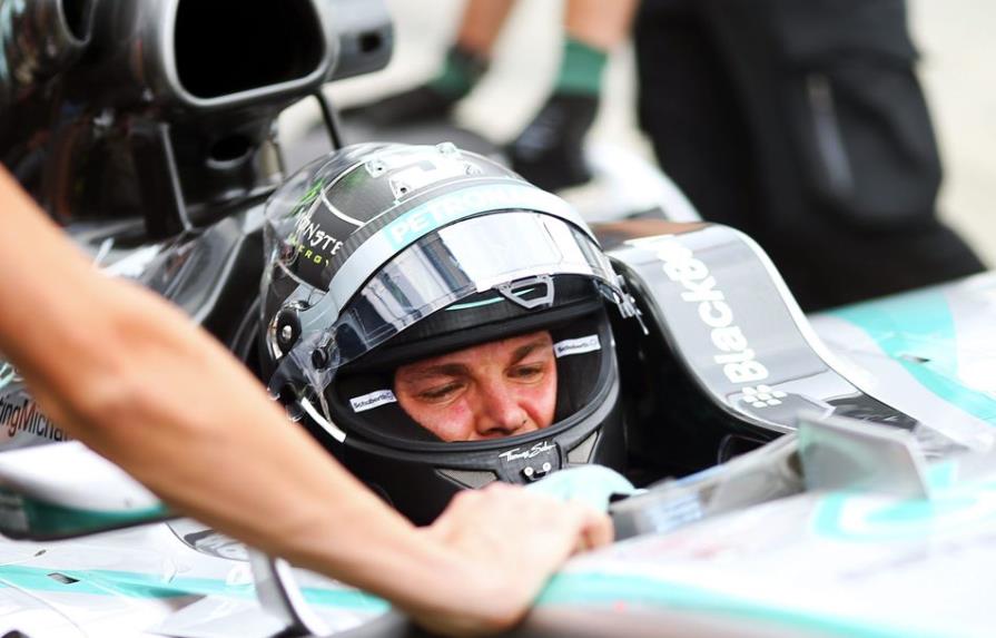 Nico Rosberg delante de Hamilton en el segundo libre de Monza y Alonso fue cuarto