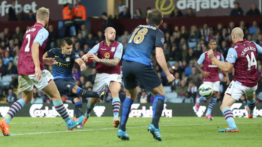 El Manchester City derriba al Aston Villa para avanzar hacia lo alto de la Liga Premier