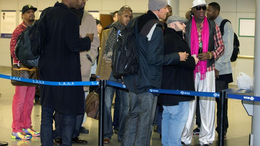 Equipo de ex estrellas de la NBA llega Norcorea