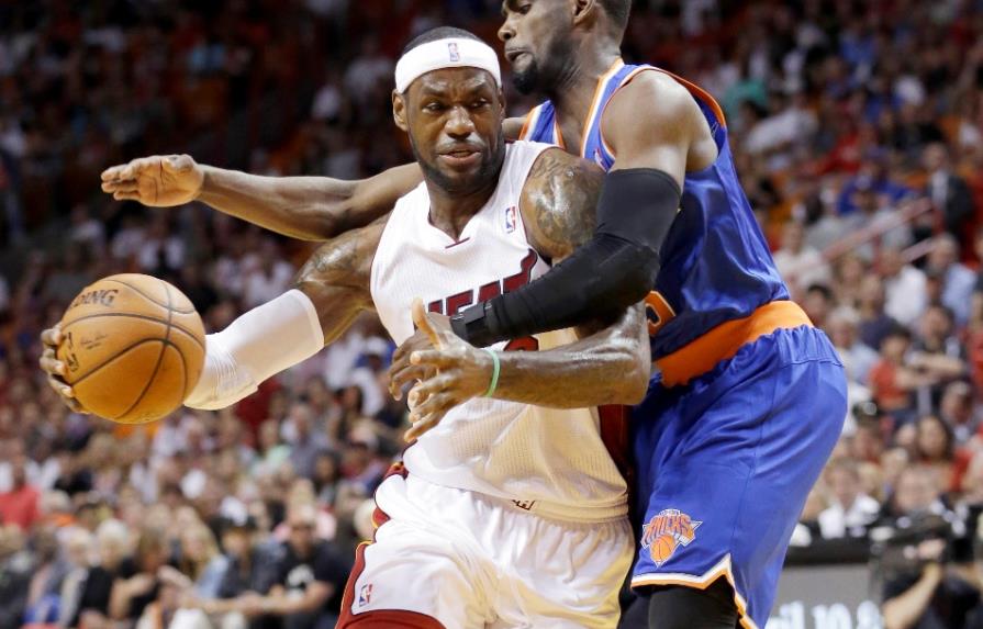 LeBron encesta 38 y El Heat vence a los Knicks; Griffin y Paul dan a Clippers triunfo ante Lakers