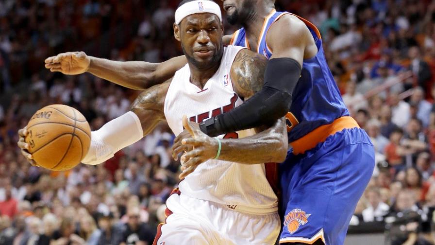 LeBron encesta 38 y El Heat vence a los Knicks; Griffin y Paul dan a Clippers triunfo ante Lakers