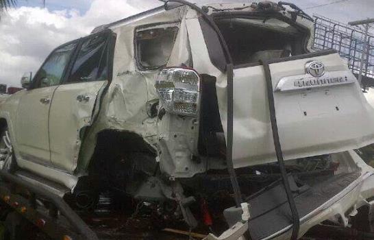 Cinco prospectos heridos en accidente en la autopista Las Américas