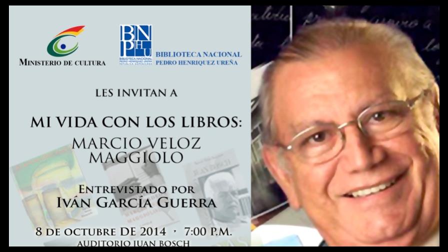 Marcio Veloz Maggiolo y su vida con los libros