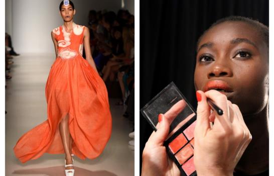 El color naranja, clara tendencia en NYFW