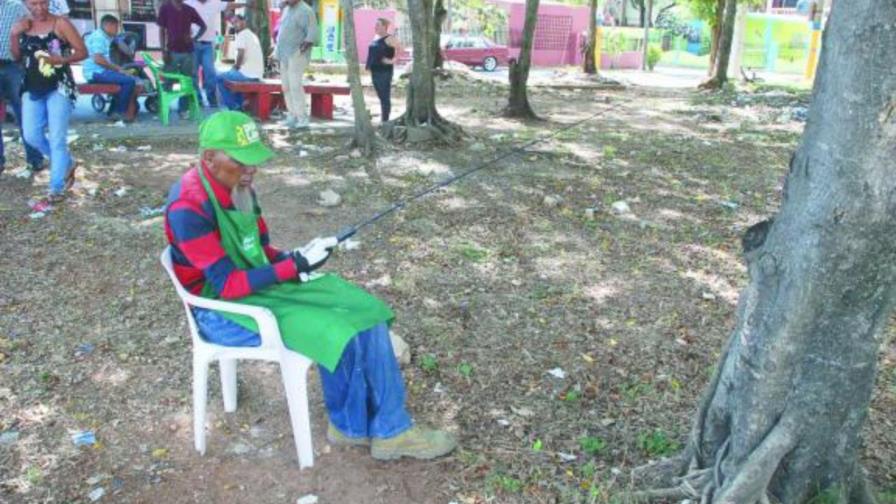 Área verde abandonada en el sector Villa Carmen