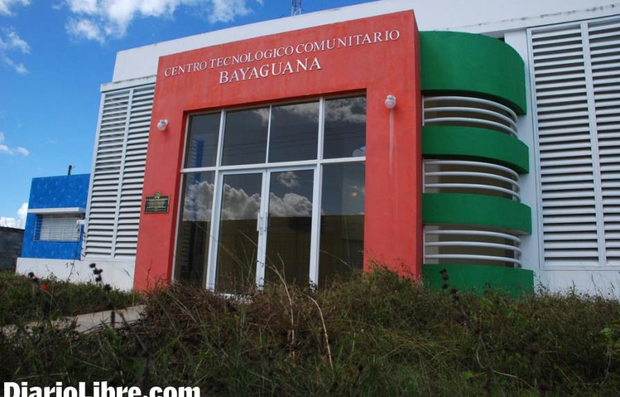 El Centro Tecnológico Comunitario de Bayaguana no está en operación