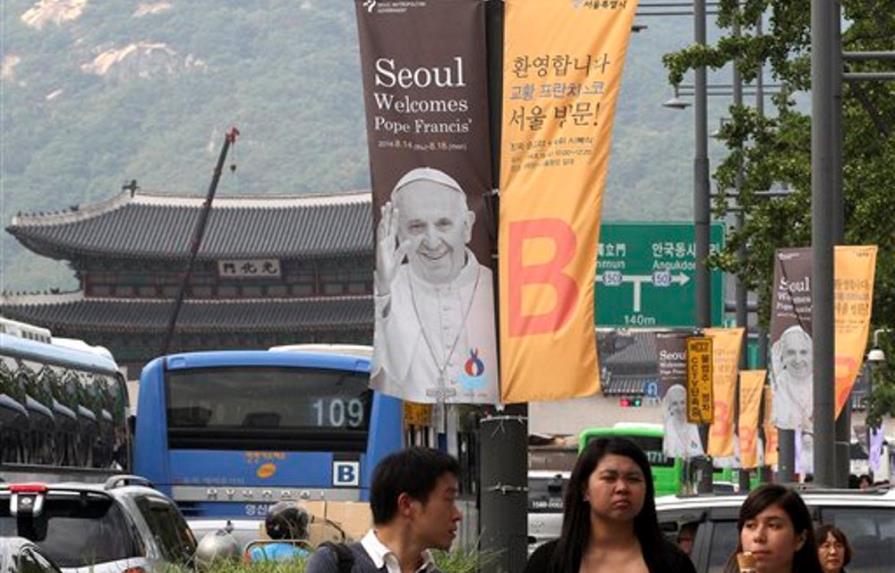 El Papa inicia gira por Asia en Corea del Sur
