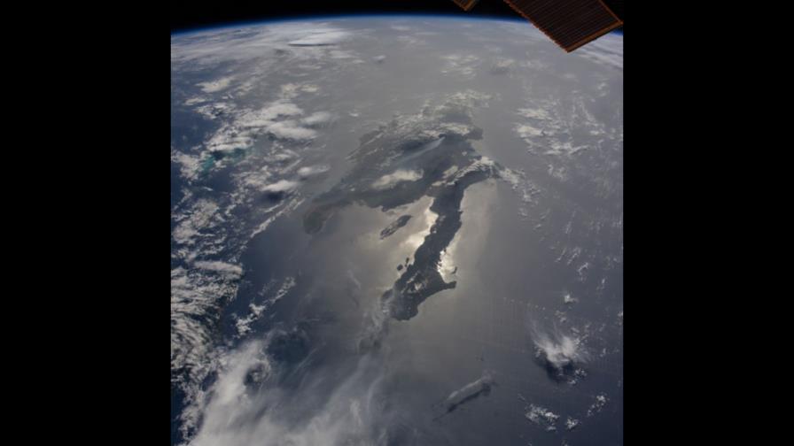 El incendio en Valle Nuevo desde el espacio El incendio en Valle Nuevo desde el espacio