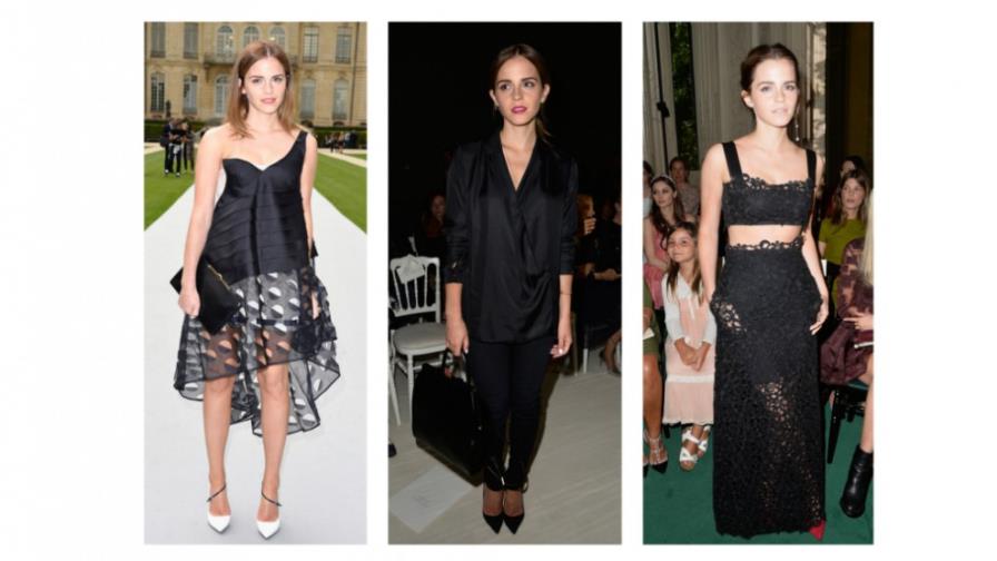Emma Watson y el color negro
