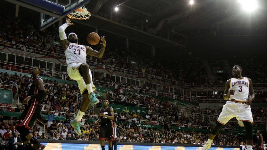 Cavaliers de Cleveland vence al Miami Heat; LeBron logra siete puntos