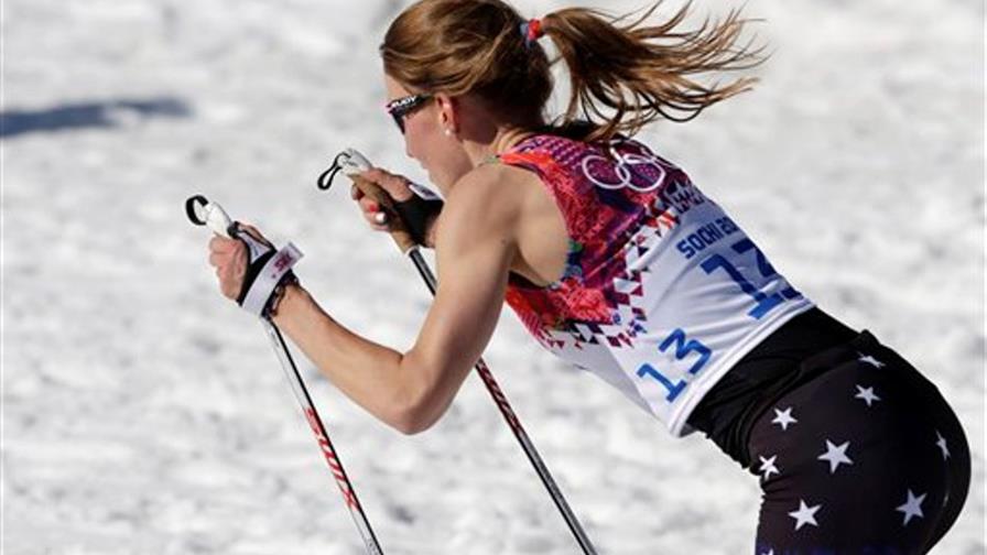 El escenario de Sochi: asolearse en esquís El escenario de Sochi: asolearse en esquís