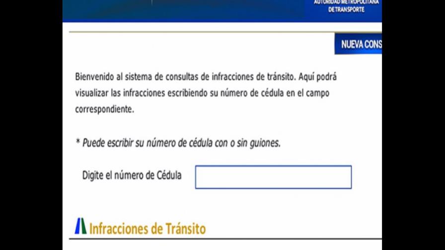 AMET Portal para saber si tiene multas pendientes AMET Portal para saber si tiene multas pendientes