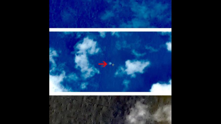 Las imágenes chinas con objetos flotantes resultan otra pista falsa