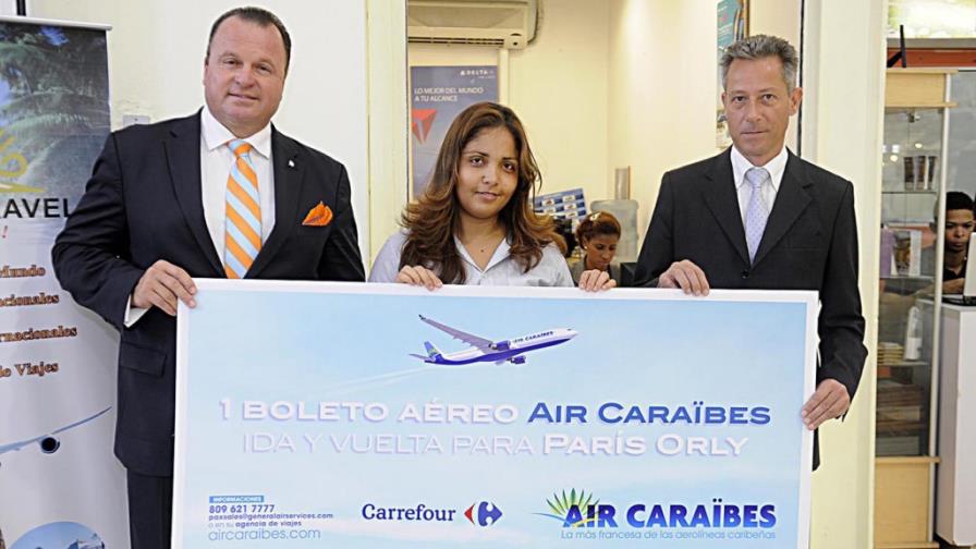 Solange Castillo viaja a París con Air Caraibes