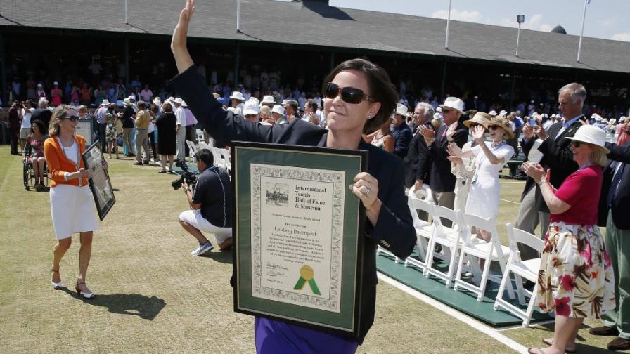 Lindsay Davenport ingresa al Salón de la Fama de Tenis