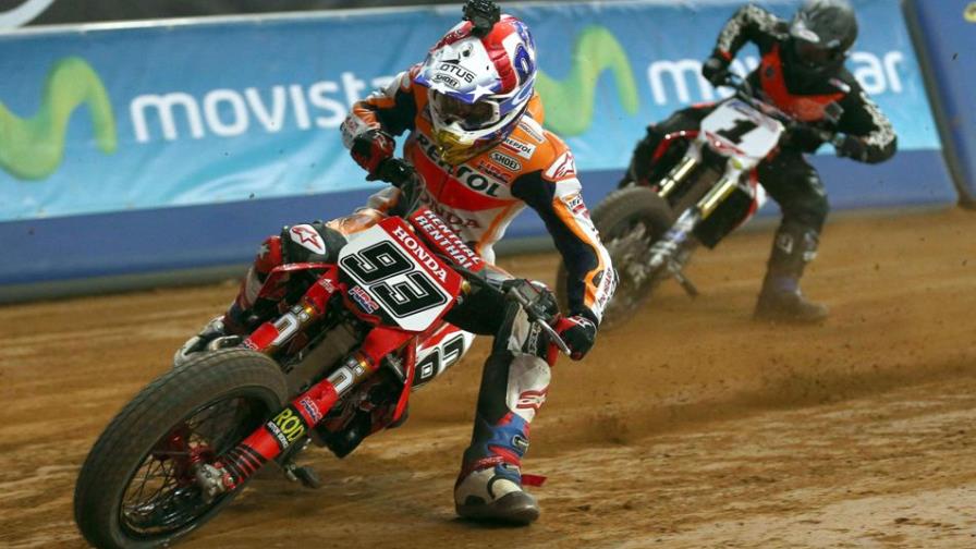 Marc Márquez gana competencia de campeones; venció en el II Superprestigio Dirt Track