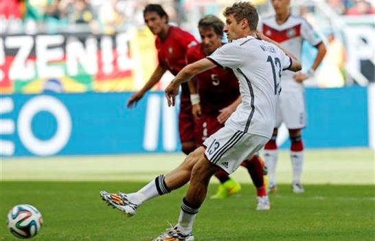 Alemania golea 4-0 a Portugal en el Mundial de Fútbol 2014 Alemania golea 4-0 a Portugal en el Mundial de Fútbol 2014