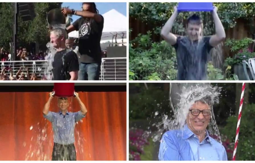 Gates, Zuckerberg, Cook y Bezos se dan una ducha helada por la esclerosis