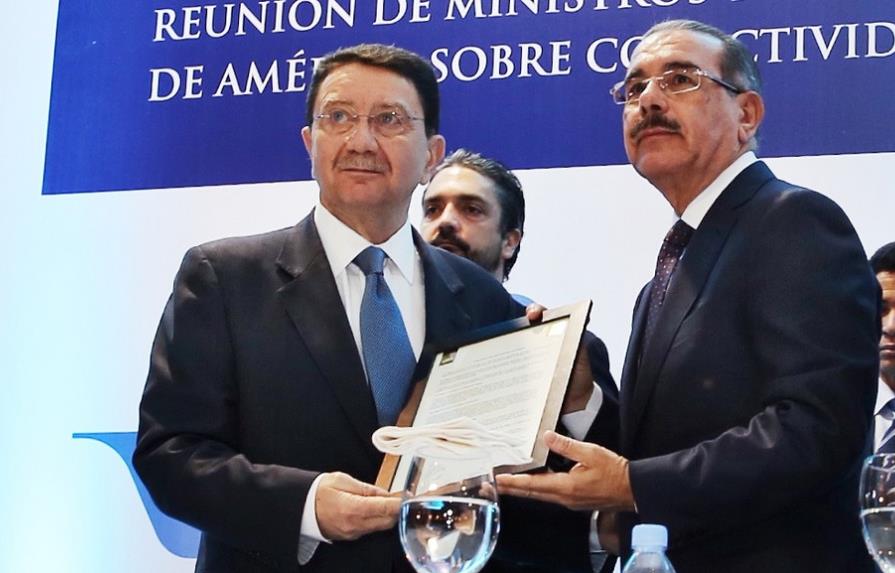 Organización Mundial del Turismo reconoce a Danilo Medina