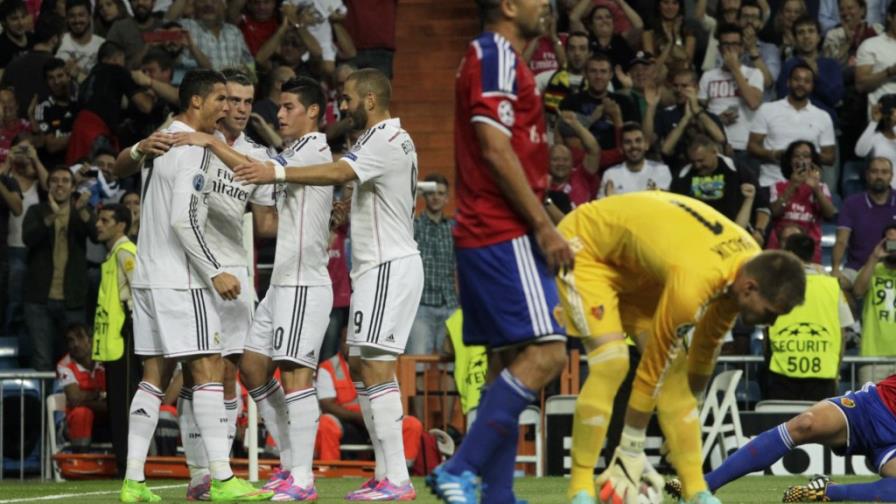 El Real Madrid aparca su crisis con goleada 5-1 al Basilea