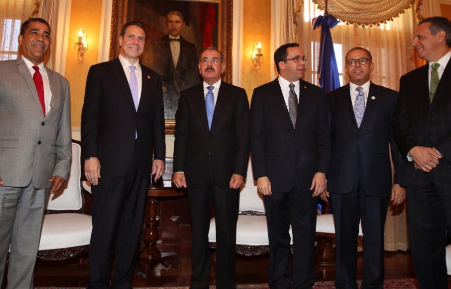 Presidente Medina está reunido con el gobernador de Nueva York, Andrew Cuomo