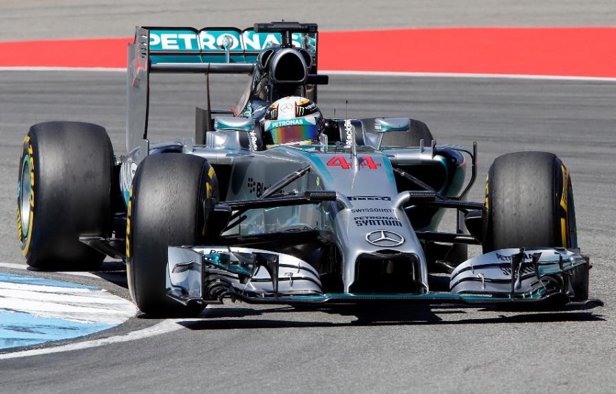 Lewis Hamilton el más rápido en GP-Alemania