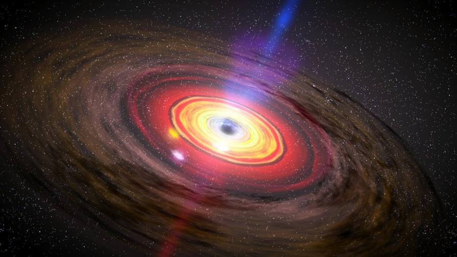Descubren desde México el agujero negro más masivo en el Universo cercano