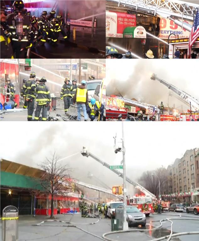 Incendio destruye comercios dominicanos en centro comercial de El Bronx