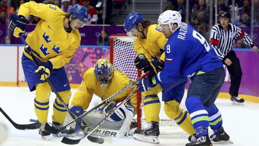 Suecia, primera semifinalista del torneo hockey, tras derrotar a Eslovenia (5-0)