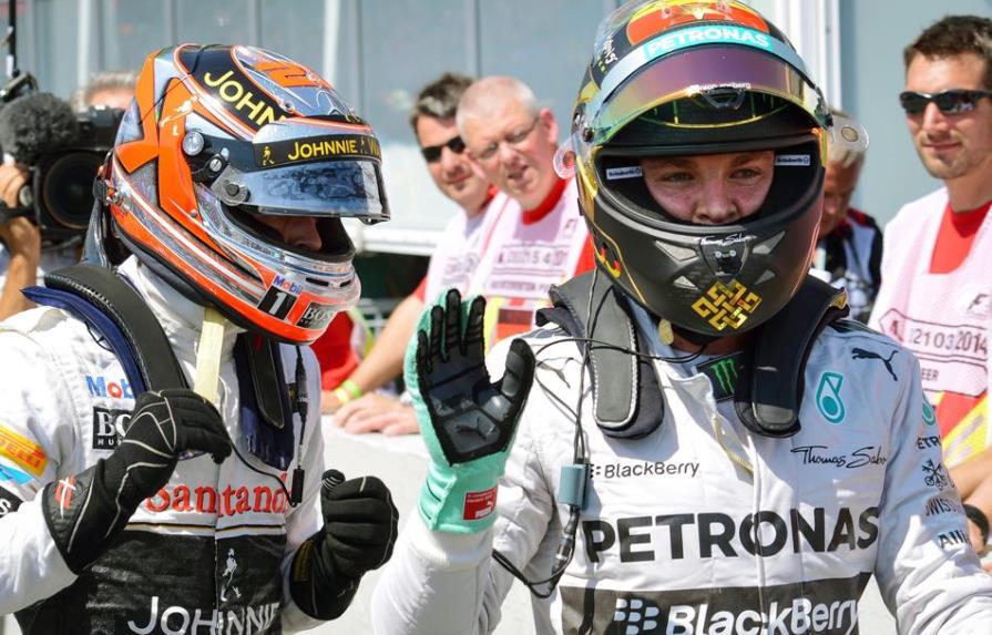 Nico Rosberg ganó la pole y Alonso saldrá séptimo en Hockenheim