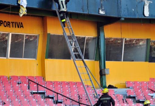 Sofocan fuego en el Estadio Cibao; habrá juego el sábado