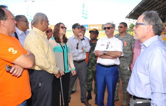 Corto circuito provocó incendio en el Estadio Cibao de Santiago