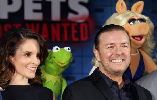 Ricky Gervais y Tina Fey, los nuevos protagonistas de una película de los Muppets
