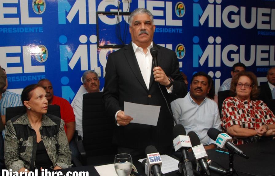 Miguel Vargas encabeza las votaciones con un 87.31%; Guido un 7.27%
