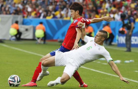 Argelia vence 4-2 a Corea del Sur en Mundial de Fútbol