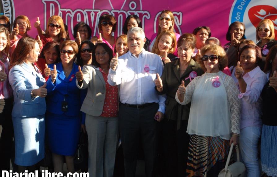 El PRD pide fondos contra el cáncer de mama