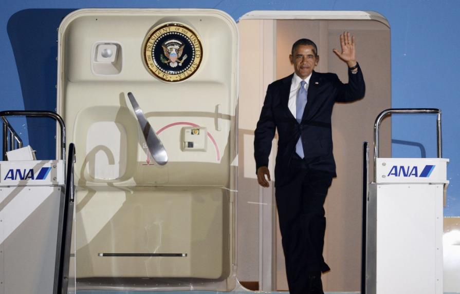 Obama llega a Japón para reforzar lazos con sus aliados en Asia ante China