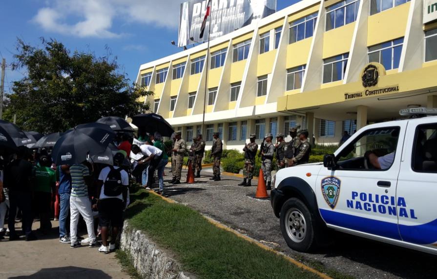 Descendientes de haitianos protestan para expresar luto por aniversario sentencia 168-13