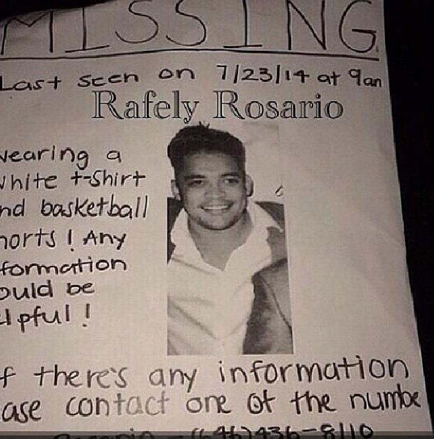 Familiares del cantante Rafely Rosario lo reportan como desaparecido