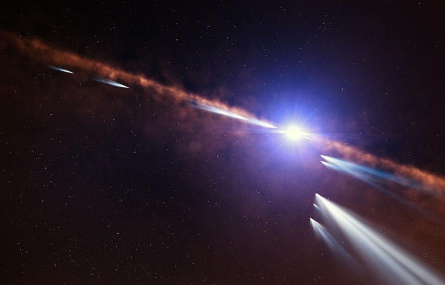 Descubren dos familias de cometas alrededor de una estrella cercana