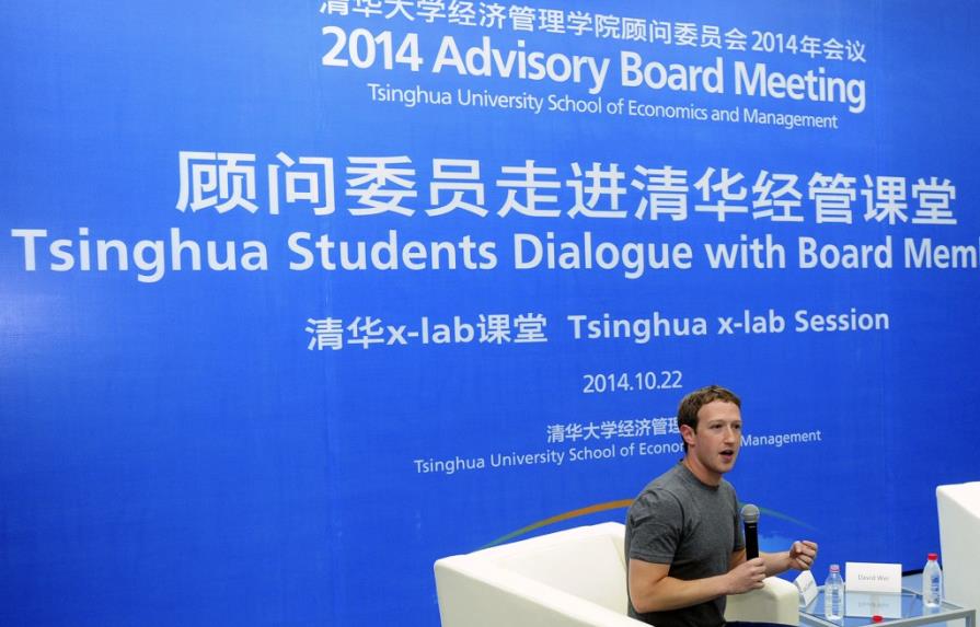Zuckerberg habla chino ante estudiantes en Beijing