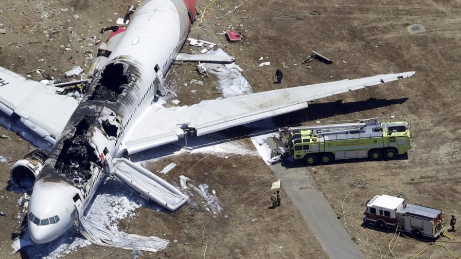 Error humano y desconocimiento causaron accidente de Asiana en 2013 en EE.UU.