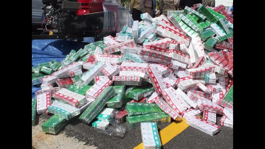 El Cuerpo de Seguridad Fronteriza tritura 252 mil unidades de cigarrillos de contrabando