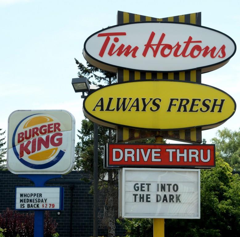 Burger King negocia compra de Tim Hortons
