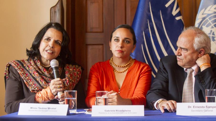 Minou Tavárez reivindica en Ecuador la memoria de las Mirabal contra la violencia Minou Tavárez reivindica en Ecuador la memoria de las Mirabal contra la violencia