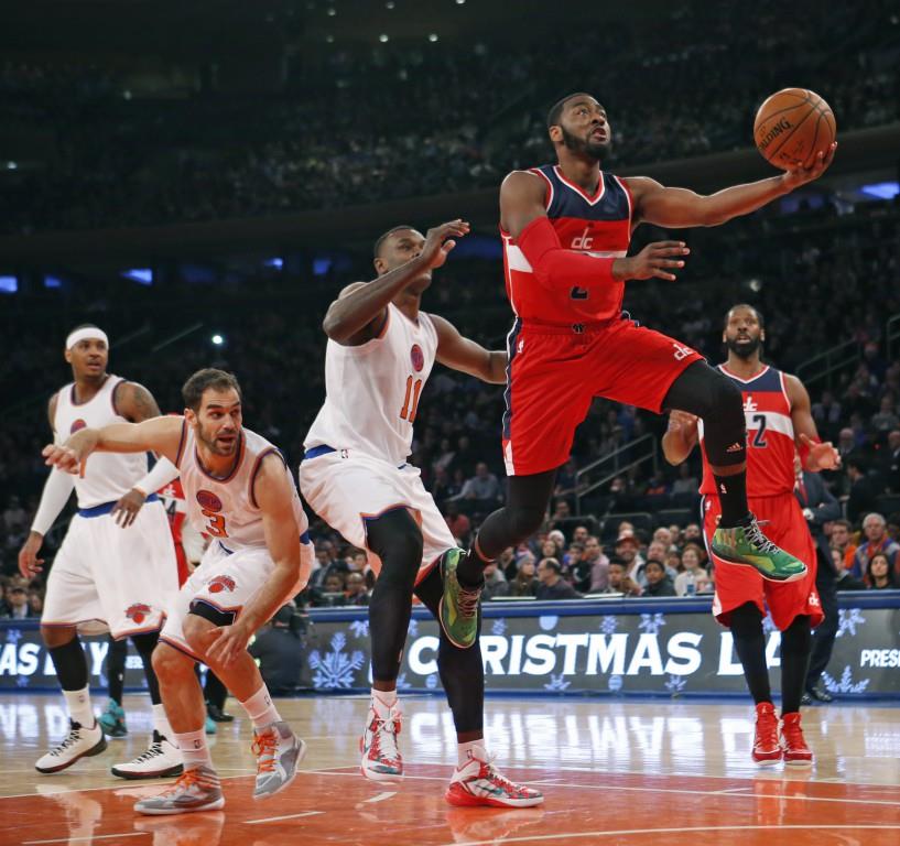 Wall y Wizards amargan las Navidades a Knicks