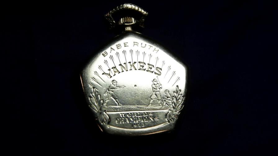 Subastarán reloj de campeonato de Babe Ruth del 1923
