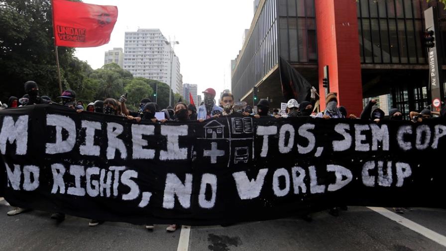 Nuevas protestas en Brasil contra el Mundial de Fútbol