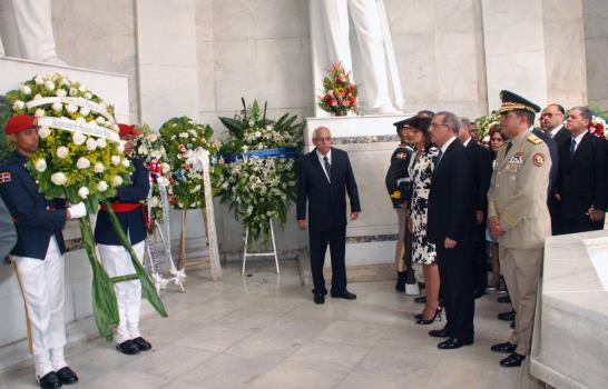 Presidente Medina encabezó actos en honor a Juan Pablo Duarte